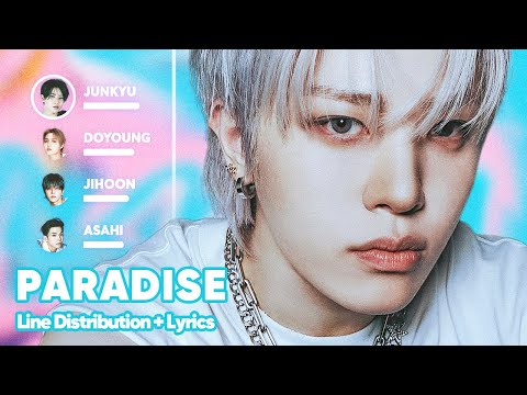 TREASURE - PARADISE (Line Distribution + Lyrics Karaoke) PATREON REQUESTED