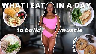 what i eat in a day to build muscle + my go to supplement stack