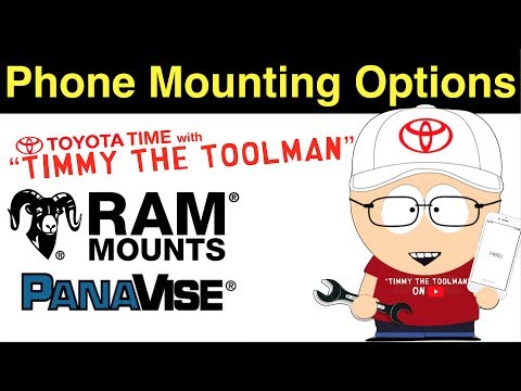 Phone Mounting Options (RAM Mounts & PanaVise)