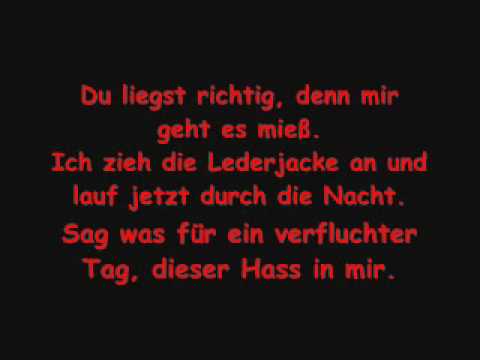 kay one - durch die nacht (lyrics)