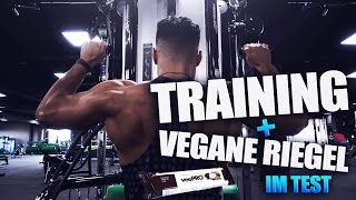 OBERKÖRPERTRAINING + VEGANE RIEGEL VON PROFUEL IM TEST - VEEPRO! | ZAKA BEASTMODE