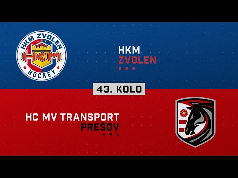 43.kolo HKM Zvolen - HC MV Transport Prešov HIGHLIGHTS