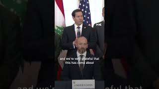 Lebanon and Israel sign 'framework agreement' to end war after US-mediated talks