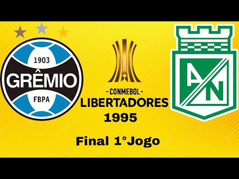 Grêmio 3 x 1 Atlético Nacional (COL)  Final Copa Libertadores 1995  (JOGO COMPLETO)