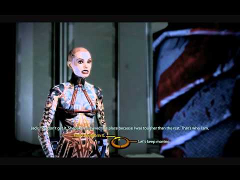 "Mass Effect 2", HD walkthrough on Insanity, Part 35 - Jack: Subject Zero