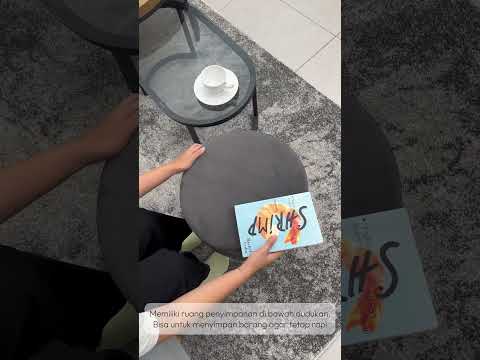 Gambar Informa Eliev Bangku Fabric Velvet Dengan Penyimpanan - Pink