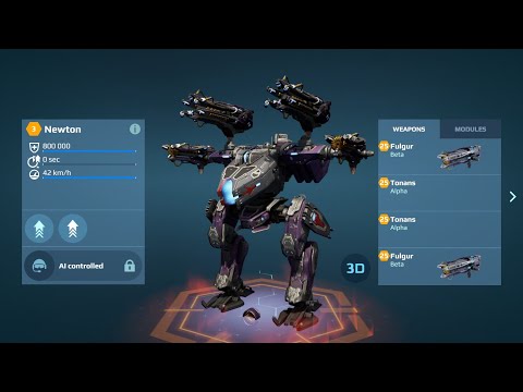 MOST GAMEBREAKING RELEASE WE'VE EVER SEEN! NEW NEWTON TITAN IS COMING! (War Robots Test Server)