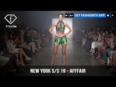 New York Fashion Week Spring/Summer 2019 - AFFFAIR | FashionTV | FTV