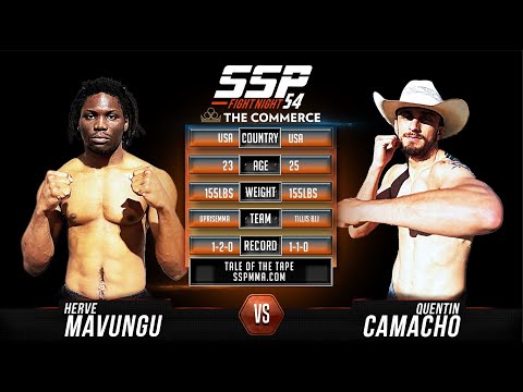 Herve Mavungu vs Quentin Camacho - SSP 54