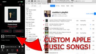 How to upload custom songs to Apple Music through your computer! | 2023