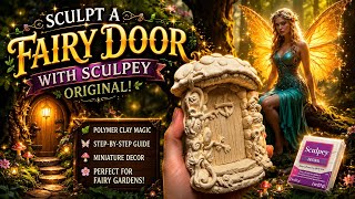 Tooth Fairy Garden Door Sculpting, Sculpey Original