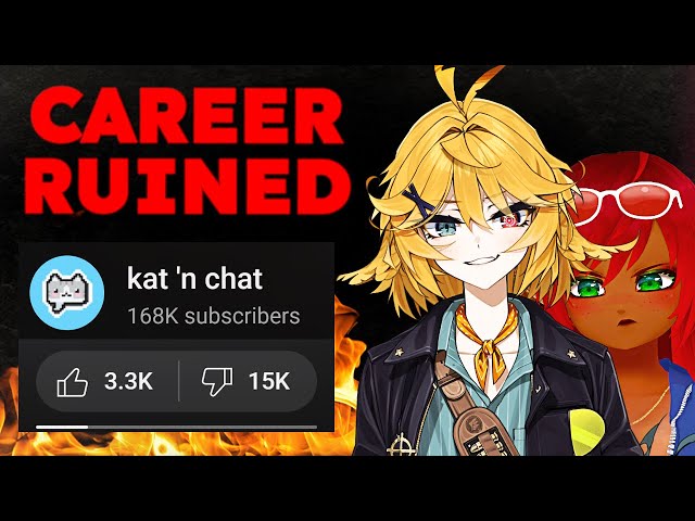 How 2 Vtubers United to Annihilate a Drama Channel Overnight - KatnChat's Career Ending Mistake SDDEFAULT Thumbnail