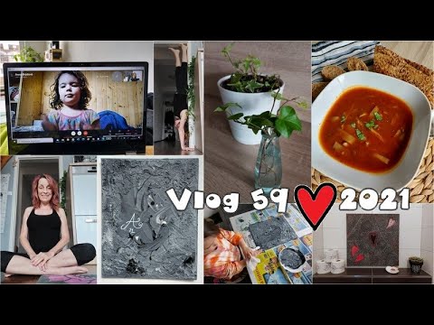 Vlog 59/21 -  hlavou dolů, hlívovka a obraz