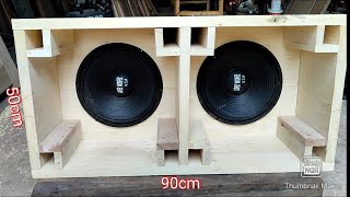 Download lagu Membuat box speaker 12 inch double speaker | Woodworking | Nina Taristiana mp3