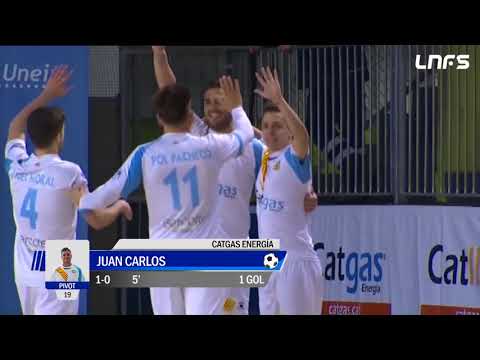 Gol Juan Carlos (1-0) Catgas Energía - Palma Futsal. J25, 1Div. LNFS