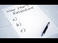 New Years Resolution