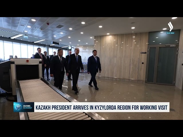 Kazakh President arrives in Kyzylorda region for working visit