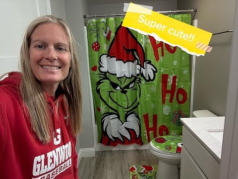 Grinch Bathroom Set