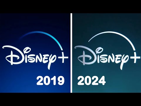 Disney+ Logo Comparison (2019/2024)