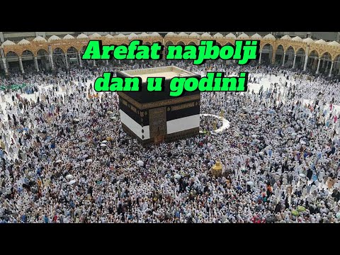 DAN AREFATA je NAJBOLJI dan u godini‼️MILIONI LJUDI💚.Najbolja DOVA je DOVA na DAN AREFATA#hajj#mecca
