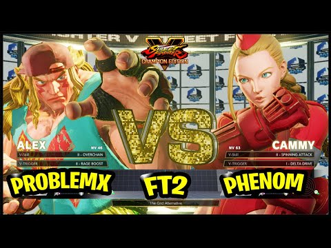 SFV CE - ProblemX (Alex) vs Phenom (Cammy) - Fighting Games Replays🔥