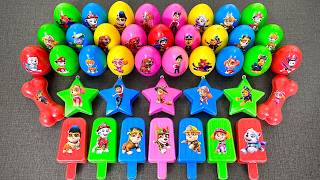 Finding Paw Patrol Slime Eggs & Star Ice Cream 🍦 ASMR Clay Slime | Chase Marshall Skye