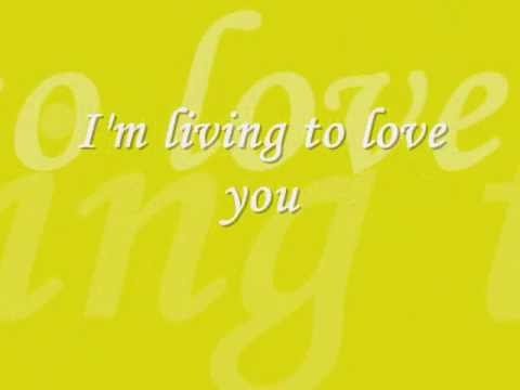 i&#39;m living to love you Karaoke