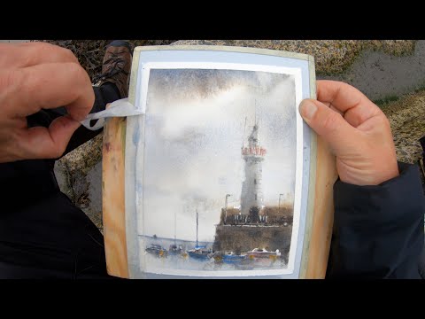 Painting Donaghadee lighthouse - Ep33