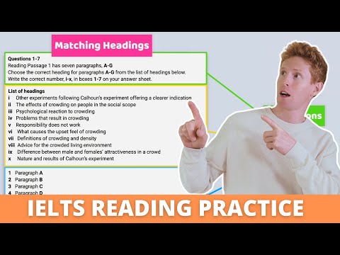 IELTS Reading Matching Headings | Best Strategy + Practice