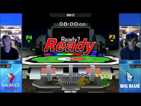 NGPU 33 SSBM - GVS | Silver Alloy (Falco) vs. Crush (Fox) - Melee WF