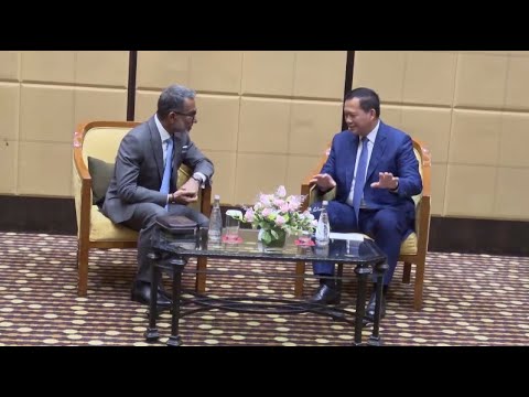 សម្តេចធិបតី ហ៊ុន ម៉ាណែត អនុញ្ញាតឲ្យលោក Dato’ Sri Dr. Shamir Kumar Nandy,