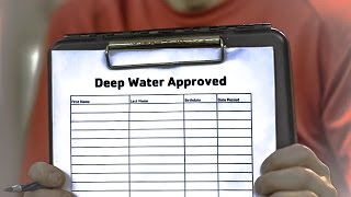 Swim Test @ Davis Family YMCA || DEEP WATER APPROVED ||