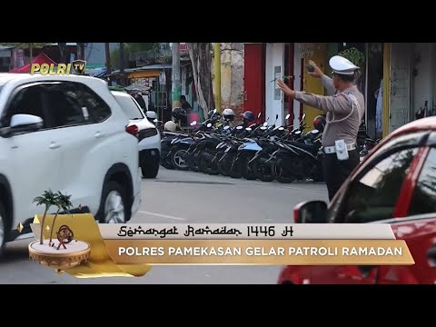 POLRES PAMEKASAN GELAR PATROLI PENGAMANAN RAMADAN