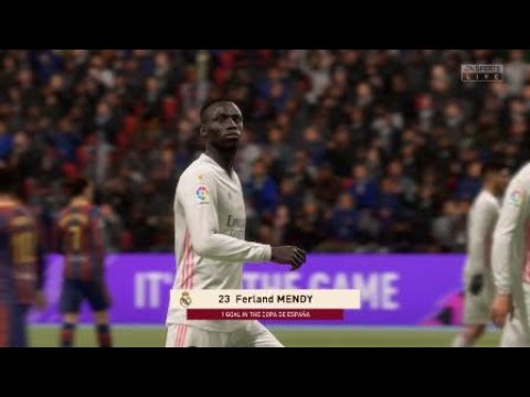 Ferland Mendy goal | Barcelona - Real Madrid | Copa de España #FIFA21