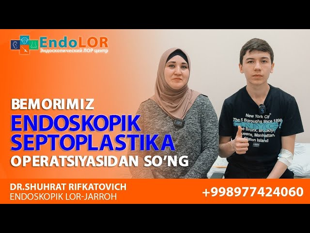 Endoskopik Septoplastika operatsiya Toshkent