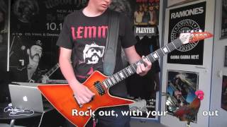 Motörhead - Rock Out (guitar cover) [HQ]