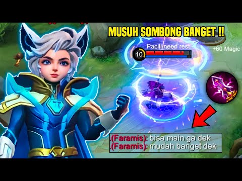 KETEMU MUSUH TENGIL DAN SOMBONG BANGET ! EPIC COMEBACK MENGGUNAKAN HARITH ! HARITH TOP GLOBAL - MLBB