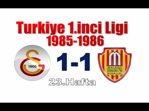 [1986.02.23] 1985-1986 23.Hafta Malatya - G.Saray 1-1