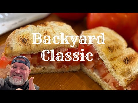 Backyard Classic Tomato Sandwich, Simple Summer Favorite