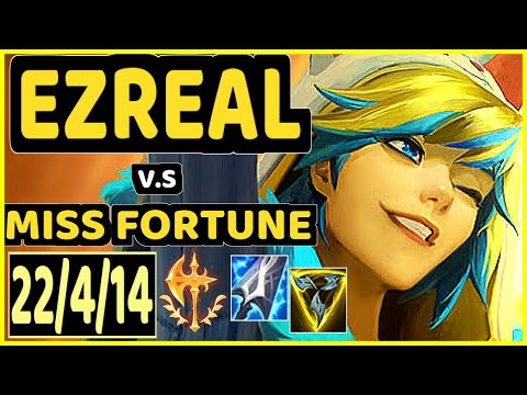 UPSET (EZREAL) vs MISS FORTUNE - 22/4/14 KDA BOTTOM ADC GAMEPLAY - EUW Ranked DIAMOND