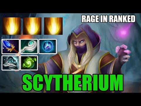 INVOKER WITH 26 KILLS By Scytherium - RAGE IN RANKED - Dota 2 Patch 7.07