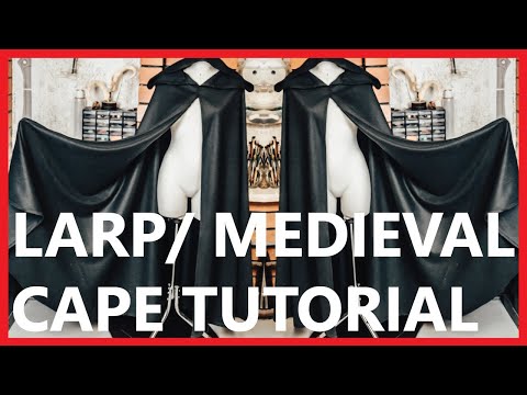 DIY medieval cosplay cape / cloak Tutorial | EASY |