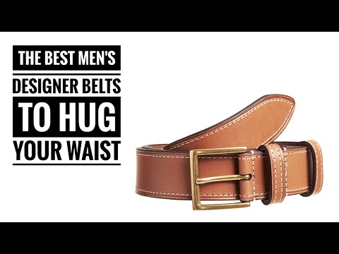 Waist-Hugging Elegance: Unveiling the Best Men's Designer Belts for Style and Sophistication! 👔🌟