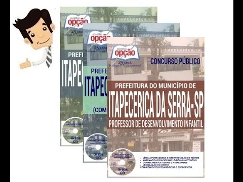 Apostila do Concurso Itapecerica da Serra /SP 2016 - Cuidador e Professor