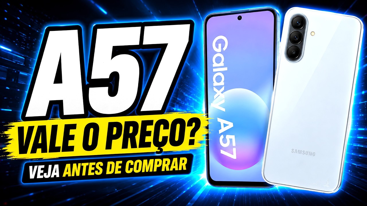 Miniatura da avaliação em vídeo de Samsung Galaxy A57 5G 256GB + Galaxy Buds Core