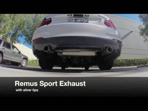 BMW M235i Stock vs Remus Sport Exhaust