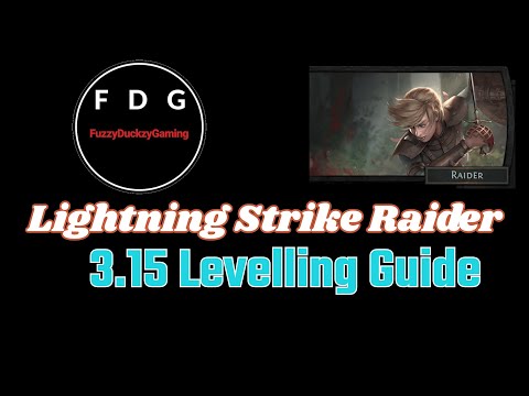 Outdated (See Description for new guide) - Levelling Guide Lightning Strike Raider [POE 3.15]