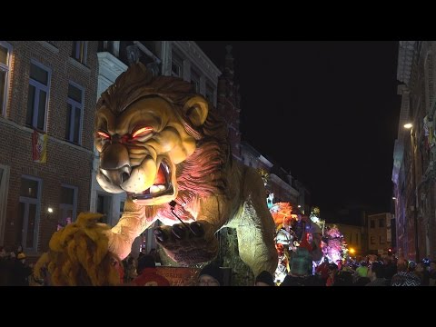 Carnaval Aalst 2017: montage stoet
