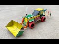 How To Make Mini Tractor With Trolley From Matchbox Diy Mini Tractor At Home