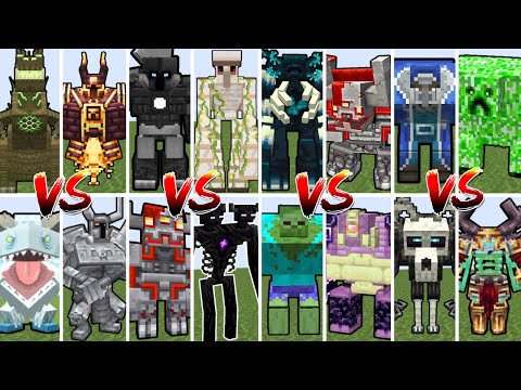 ALL MOBS TOURNAMENT (Alex's Caves, Mowzie's Mobs, MORE) 1.20.1 | Minecraft Mob Battle